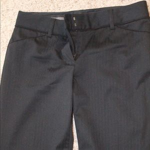 Pinstriped express editor slacks Sz 4